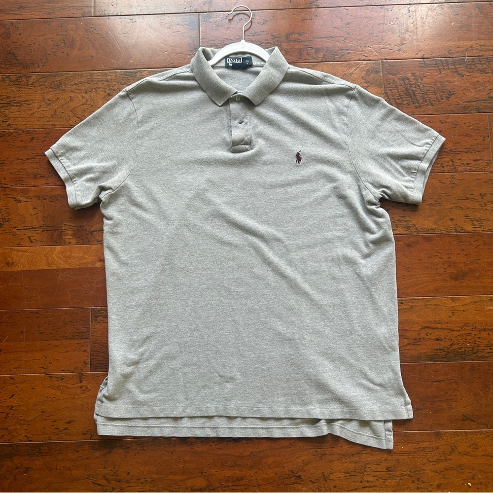 Polo Ralph Lauren Golf Polo Shirt Classic Fit Gray Short Sleeve Mens Sz 2XL XXL